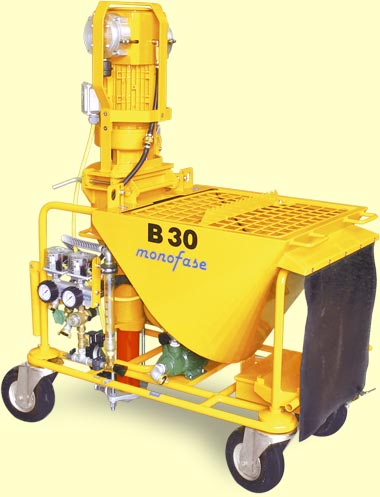 Single-phase B30 plastering machine