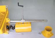 Accessories for plastering machine