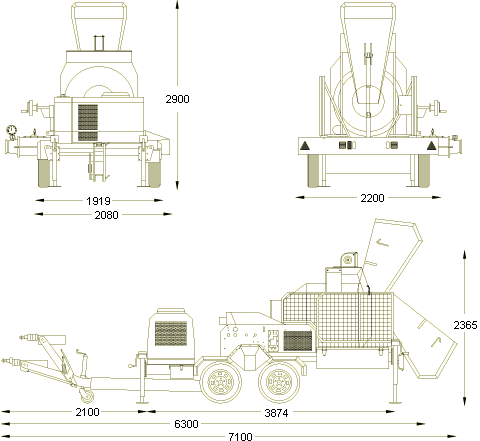 Concrete pump